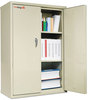 A Picture of product FIR-CF4436D FireKing® Insulated Storage Cabinet,  36w x 19-1/4d x 44h, UL Listed 350° for Fire, Parchment