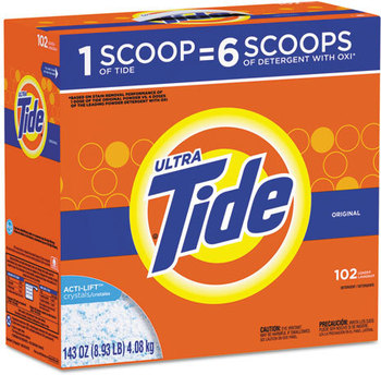Tide® Powder Laundry Detergent,  Original Scent, 143 oz Box, 2/Carton