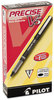 A Picture of product PIL-35334 Pilot® Precise® V5 Roller Ball Stick Pen,  Precision Point, Black Ink, .5mm, Dozen