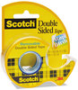 A Picture of product MMM-667 Scotch® Double-Sided Removable Tape in Handheld Dispenser 1" Core, 0.75" x 33.33 ft, Clear