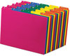 A Picture of product PFX-40142 Pendaflex® Poly Top Tab File Guides 1/5-Cut A to Z, 8.5 x 11, Assorted Colors, 25/Set