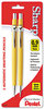 A Picture of product PEN-P209BP2K6 Pentel® Sharp™ Mechanical Pencil,  0.9 mm, Yellow Barrel, 2/Pack
