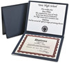 A Picture of product OXF-44212 Oxford® Diploma Cover,  12 1/2 x 10 1/2, Navy