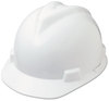 A Picture of product MSA-475358 MSA V-Gard® Hard Hats,  Fas-Trac Ratchet Suspension, Size 6 1/2 - 8, White