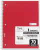 A Picture of product MEA-05512 Mead® Spiral® Notebook,  Perforated, College Rule, 8 x 10 1/2, White, 70 Sheets