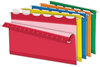 A Picture of product PFX-42593 Pendaflex® Ready-Tab™ Colored Reinforced Hanging Folders Legal Size, 1/6-Cut Tabs, Assorted Colors, 25/Box