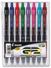 A Picture of product PIL-31128 Pilot® G2 Premium Retractable Gel Ink Pen Set,  Assorted Ink, .7mm, 8/Set
