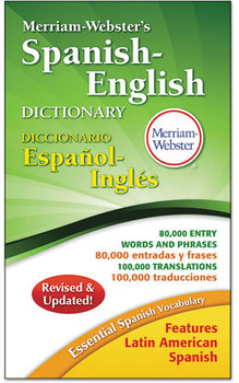 Merriam Webster Spanish/English Dictionary,  864 Pages