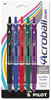 A Picture of product PIL-31820 Pilot® Acroball® Colors Advanced Ink Retractable Ball Point Pen,  1mm, Black/Blue/Green/Purple/Red, 5/Pack