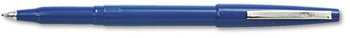 Pentel® Rolling Writer® Stick Roller Ball Pen,  .8mm, Blue Barrel/Ink, Dozen
