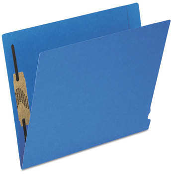 Pendaflex® Colored Reinforced End Tab Fasteners Folders,  Two Fasteners, Letter, Blue, 50/Box