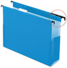 A Picture of product PFX-59202 Pendaflex® SureHook® Reinforced Extra-Capacity Hanging Box File 1 Section, 2" Capacity, Letter Size, 1/5-Cut Tabs, Blue, 25/Box