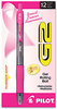 A Picture of product PIL-31332 Pilot® G2 Premium Breast Cancer Awareness Retractable Gel Ink Pen,  Black Ink, .7mm, Dozen