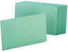 A Picture of product OXF-7420GRE Oxford® Index Cards,  4 x 6, Green, 100/Pack