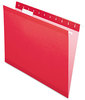 A Picture of product PFX-415215RED Pendaflex® Colored Reinforced Hanging Folders Letter Size, 1/5-Cut Tabs, Red, 25/Box