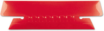 Pendaflex® Transparent Colored Tabs For Hanging File Folders 1/3-Cut, Red, 3.5" Wide, 25/Pack