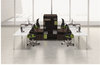 A Picture of product MLN-EZPW3C001 Mayline® e5 Series Two-Person Workstation,  123-1/2w x 73d x 29-1/2h, Summer Suede/Cocoa