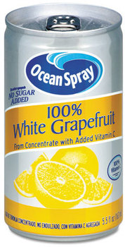 Ocean Spray® 100% Juice,  White Grapefruit, 5 1/2 oz Can