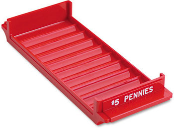 MMF Industries™ Porta-Count® System Rolled Coin Storage Trays,  Red