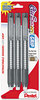 A Picture of product PEN-ZE21BP3K6 Pentel® Clic Eraser® Grip Eraser,  Assorted, 3/Pack
