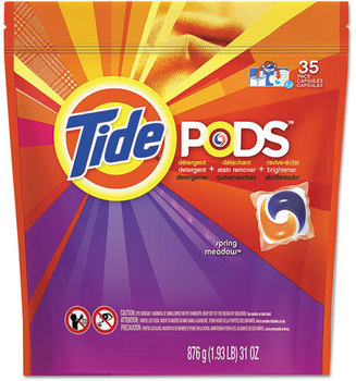 Tide® PODS™ Laundry Detergent. Spring Meadow scent. 35/pack.