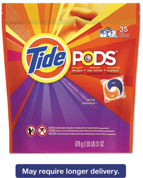 Tide® PODS™,  Laundry Detergent, Spring Meadow, 35/Pack