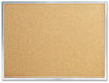 A Picture of product MEA-85364 Mead® Economy Cork Board with Aluminum Frame,  96 x 48, Silver Aluminum Frame