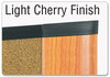 A Picture of product MMM-C3624LC 3M Widescreen Cork Board,  36 x 24, Aluminum Frame w/Light Cherry Wood Grained Finish