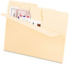 A Picture of product PFX-10770 Pendaflex® Divide It Up™ File Folder 1/2-Cut Tabs: Assorted, Letter Size, 0.75" Expansion, Manila, 24/Pack