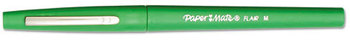 Paper Mate® Point Guard® Flair® Pen,  Green Ink, Medium, Dozen