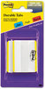 A Picture of product MMM-686F50YW Post-It® Tabs Lined 1/5-Cut, Yellow, 2" Wide, 50/Pack