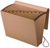 A Picture of product PFX-K17MOX Pendaflex® Essentials™ Kraft Indexed Expanding File,  12 Pocket, Kraft, Letter, Brown