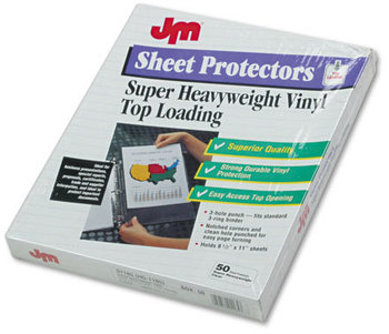 Oxford® Sheet Protector,  Heavy Wt, Letter, 50/Box