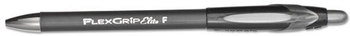 Paper Mate® FlexGrip® Elite Retractable Ballpoint Pen,  Black Ink, Fine, Dozen