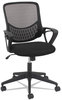 A Picture of product OIF-MK4718 OIF Modern Mesh Task Chair,  Fixed Triangle Arms, Black