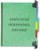 A Picture of product PFX-SER2GR Pendaflex® Personnel Folders,  1/3 Cut Hanging Top Tab, Letter, Green