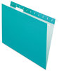 A Picture of product PFX-81616 Pendaflex® Essentials™ Colored Hanging Folders,  1/5 Tab, Letter, Aqua, 25/Box