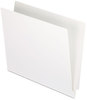 A Picture of product PFX-H110DW Pendaflex® Colored End Tab Folders with Reinforced Double-Ply Straight Cut Tabs,  Two Ply Tab, Letter, White, 100/Box