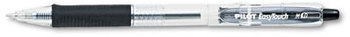Pilot® EasyTouch™ Retractable Ball Point Pen,  Black Ink, 1mm, Dozen