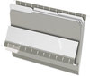 A Picture of product PFX-421013GRA Pendaflex® Interior File Folders 1/3-Cut Tabs: Assorted, Letter Size, Gray, 100/Box