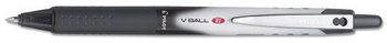 Pilot® VBall RT Liquid Ink Retractable Roller Ball Pen,  Black Ink, .5mm