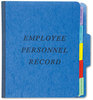 A Picture of product PFX-SER1BL Pendaflex® Personnel Folders,  1/3 Cut Top Tab, Letter, Blue