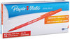 A Picture of product PAP-3321131 Paper Mate® Write Bros.® Stick Ballpoint Pen,  Red Ink,Medium, Dozen