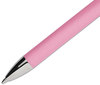 A Picture of product PAP-70672 Paper Mate® FlexGrip® Elite Special Edition Pink Ribbon Pen,  Ballpoint, Retractable, Black Ink, Medium, Dozen