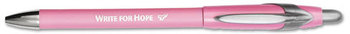 Paper Mate® FlexGrip® Elite Special Edition Pink Ribbon Pen,  Ballpoint, Retractable, Black Ink, Medium, Dozen