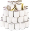 A Picture of product PMC-07685 PM Company® Impact Printing Carbonless Paper Rolls,  Teller Window/Financial, 3 1/4" x 80 ft, White/Canary, 60/Carton