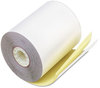 A Picture of product PMC-07685 PM Company® Impact Printing Carbonless Paper Rolls,  Teller Window/Financial, 3 1/4" x 80 ft, White/Canary, 60/Carton