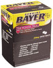 A Picture of product PFY-BXBG50 Bayer® Aspirin Tablets,  Two-Pack, 50 Packs/Box