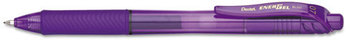 Pentel® EnerGel-X® Retractable Roller Gel Pen,  .7mm, Violet Barrel/Ink, Dozen