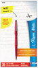 A Picture of product PAP-1921091 Paper Mate® Flair® Felt Tip Marker Pen,  Red Ink, Medium, 36/Box